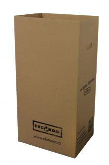 Pap�rov� boxy na t��d�n� odpadu velk�