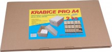 Krabice archiva�n� BOBO A4, 25 x 32,5 x 15 mm, hn�d�