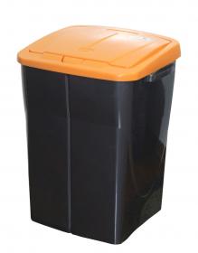 Odpadkov� ko� na t��d�n� odpad 45 l, plastov�, oran�ov� v�ko