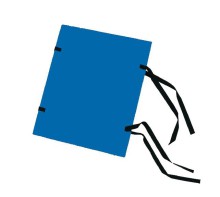 Desky spisov� HIT OFFICE A4, s tkanic�, modr�