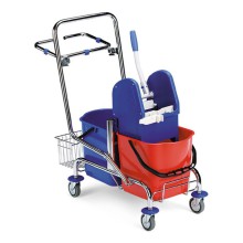 �klidov� voz�k Filmop 8017, 2 v�dra, 2 x 15 l, ko��k, dr��k na pytle