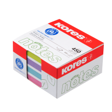 Blo�ek samolep�c� CUBO 75x75mm, 450 l�stk�, mix pastelov�ch barev