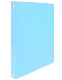 Po�ada� Karton PP A4, m�kk� desky, 4 krou�ky, azurov�