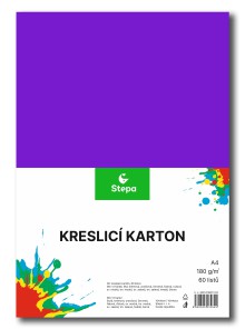 KRESL�C� KARTON A4/180g/60l mix 12 barev