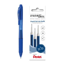 Gelov� pero Pentel ENERGEL BL107,  0,7mm, modr� k 3 ks n�pl�i LR7-3C, modr�, zdarma
