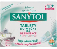 Tablety do myky Sanytol, 40 ks