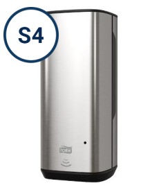 Z�sobn�k na m�dlo a�dezinfekci Tork 460009, bezdotykov�, st��brn�, syst�m S4