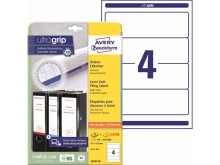 �t�tek na po�ada�e AVERY Zweckform pro tisk, samolep�c�, 61 x 192 mm, b�l�