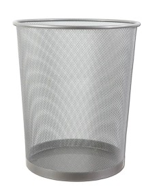 Dr�t�n� odpadkov� ko� 24 l, st��brn�