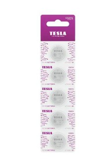 Baterie TESLA CR2016, 5 ks