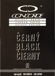 Uhlov� pap�r �ern� CONCORDE /100 list�/ A4