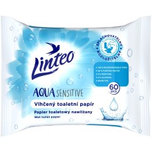 Vlh�en� toaletn� pap�r Linteo Aqua Sensitive, 60 ks