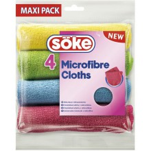 �ist�c� ut�rka Spontex, mikrovl�kno S�ke, 30 x 30 cm, 4 ks