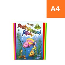 Barevn� pap�ry A4, mix barev, 20 list�