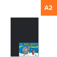 Kreslic� karton A2, �ern�, 180g/m2, 10 list�