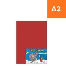 Kreslic� karton A2, �erven�, 180g/m2, 10 list�