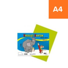 Kreslic� karton A4, sv�tle zelen�, 180g/m2, 50 list�