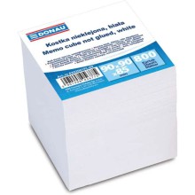 Blok �pal��ek DONAU, 90 � 90 mm, nelepen�, b�l�, 800 l�stk�