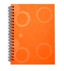 Pozn�mkov� blok Karton PP Neo colori A5, 60 list�, oran�ov�