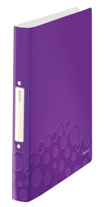 Po�ada� Leitz 180� WOW A4, 2,5 cm, m�kk� desky, 2 krou�ky, purpurov�