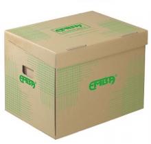 Krabice archiva�n� EMBA UB1, 33 x 30 x 24 cm, p��rodn� hn�d�