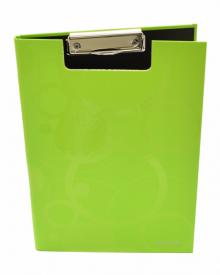 Podloka psac Karton PP NEO COLORI A4, s klipem, uzavrateln, zelen