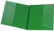 Desky archiva�n� Karton PP SPORO Classic A4, sloha, bo�n� kapsa, zelen�
