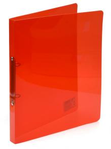 Po�ada� Karton PP Lines A4, m�kk� desky, 2 krou�ky, �erven�