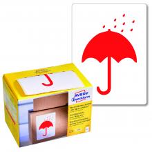 ETIKETY Avery Zweckform s varovn�mi symboly na z�silky 'UCHOVEJTE V SUCHU', 74x100mm