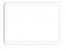 Magneto - samolepic� r�me�ek, A4, nepermanentn�, b�l� - 2 ks