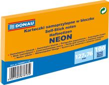 BLO�EK SAMOLEP�C� DONAU 127 x 76 mm, 100 list�, neonov� oran�ov�