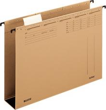 Desky z�v�sn� Leitz ALPHA A4, dno 6cm, hn�d�