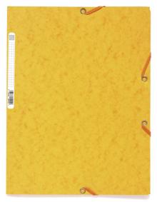 Desky - mapa 253 Exacompta A4, s gumikou, tmav lut