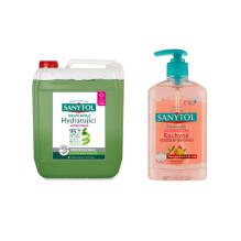 Tekut� m�dlo Sanytol, r�zn� druhy