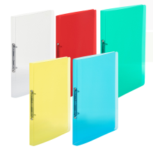 Po�ada� Karton PP Lines A4, m�kk� desky, 2 krou�ky, r�zn� barvy